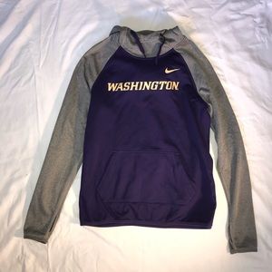 Purple and Grey UW College Nike Sweatshirt